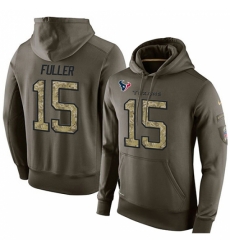 NFL Nike Houston Texans 15 Will Fuller Green Salute To Service Mens Pullover Hoodie NFL Nike Houston Texans 15 Will Fuller Green Salute To Service Mens Pullover Hoodie