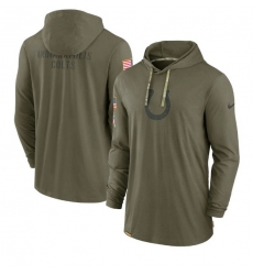 Men Indianapolis Colts 2022 Olive Salute To Service Tonal Pullover Hoodie Men Indianapolis Colts 2022 Olive Salute To Service Tonal Pullover Hoodie