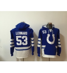 Men Nike Indianapolis Colts Darius Leonard 53 NFL Winter Thick Hoodie Men Nike Indianapolis Colts Darius Leonard 53 NFL Winter Thick Hoodie