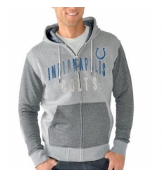NFL Indianapolis Colts G III Sports by Carl Banks Safety Tri Blend Full Zip Hoodie Heathered Gray NFL Indianapolis Colts G III Sports by Carl Banks Safety Tri Blend Full Zip Hoodie Heathered Gray