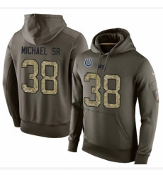 NFL Nike Indianapolis Colts 38 Christine Michael Sr Green Salute To Service Mens Pullover Hoodie NFL Nike Indianapolis Colts 38 Christine Michael Sr Green Salute To Service Mens Pullover Hoodie