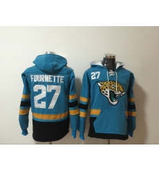 Men Nike Jacksonville Jaguars 27 Leonard Fournette NFL Winter Thick Hoodie Men Nike Jacksonville Jaguars 27 Leonard Fournette NFL Winter Thick Hoodie