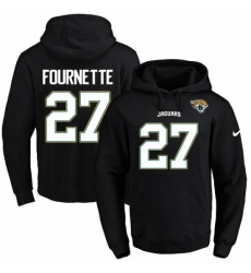 NFL Mens Nike Jacksonville Jaguars 27 Leonard Fournette Black Name Number Pullover Hoodie NFL Mens Nike Jacksonville Jaguars 27 Leonard Fournette Black Name Number Pullover Hoodie