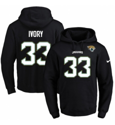 NFL Mens Nike Jacksonville Jaguars 33 Chris Ivory Black Name Number Pullover Hoodie NFL Mens Nike Jacksonville Jaguars 33 Chris Ivory Black Name Number Pullover Hoodie