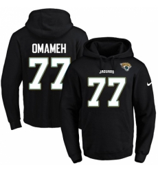 NFL Mens Nike Jacksonville Jaguars 77 Patrick Omameh Black Name Number Pullover Hoodie NFL Mens Nike Jacksonville Jaguars 77 Patrick Omameh Black Name Number Pullover Hoodie