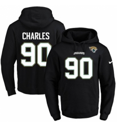 NFL Mens Nike Jacksonville Jaguars 90 Stefan Charles Black Name Number Pullover Hoodie NFL Mens Nike Jacksonville Jaguars 90 Stefan Charles Black Name Number Pullover Hoodie