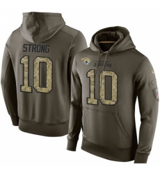 NFL Nike Jacksonville Jaguars 10 Jaelen Strong Green Salute To Service Mens Pullover Hoodie NFL Nike Jacksonville Jaguars 10 Jaelen Strong Green Salute To Service Mens Pullover Hoodie