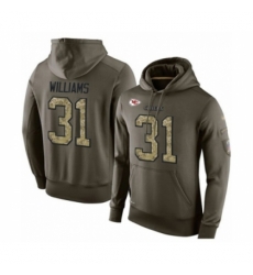 Football Mens Kansas City Chiefs 31 Darrel Williams Green Salute To Service Pullover Hoodie Football Mens Kansas City Chiefs 31 Darrel Williams Green Salute To Service Pullover Hoodie
