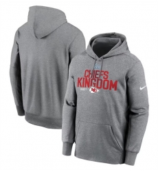 Men Kansas City Chiefs Gray Super Bowl LVII Champions Local Pack Therma Performance Pullover Hoodie Men Kansas City Chiefs Gray Super Bowl LVII Champions Local Pack Therma Performance Pullover Hoodie