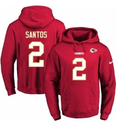 NFL Mens Nike Kansas City Chiefs 2 Cairo Santos Red Name Number Pullover Hoodie NFL Mens Nike Kansas City Chiefs 2 Cairo Santos Red Name Number Pullover Hoodie