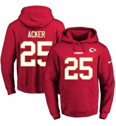 NFL Mens Nike Kansas City Chiefs 25 Kenneth Acker Red Name Number Pullover Hoodie NFL Mens Nike Kansas City Chiefs 25 Kenneth Acker Red Name Number Pullover Hoodie