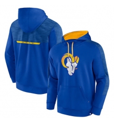 Men Los Angeles Rams Royal Defender Evo Pullover Hoodie Men Los Angeles Rams Royal Defender Evo Pullover Hoodie