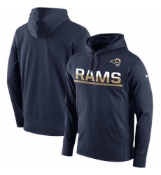 NFL Mens Los Angeles Rams Nike Navy Sideline Circuit Pullover Performance Hoodie NFL Mens Los Angeles Rams Nike Navy Sideline Circuit Pullover Performance Hoodie