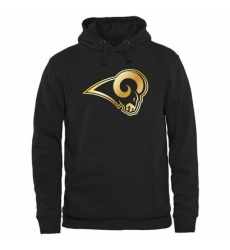 NFL Mens Los Angeles Rams Pro Line Black Gold Collection Pullover Hoodie NFL Mens Los Angeles Rams Pro Line Black Gold Collection Pullover Hoodie