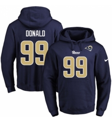 NFL Mens Nike Los Angeles Rams 99 Aaron Donald Navy Blue Name Number Pullover Hoodie NFL Mens Nike Los Angeles Rams 99 Aaron Donald Navy Blue Name Number Pullover Hoodie