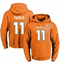 NFL Mens Nike Miami Dolphins 11 DeVante Parker Orange Name Number Pullover Hoodie NFL Mens Nike Miami Dolphins 11 DeVante Parker Orange Name Number Pullover Hoodie