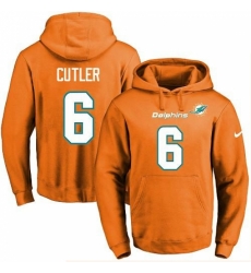 NFL Mens Nike Miami Dolphins 6 Jay Cutler Orange Name Number Pullover Hoodie NFL Mens Nike Miami Dolphins 6 Jay Cutler Orange Name Number Pullover Hoodie