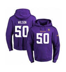 Football Mens Minnesota Vikings 50 Eric Wilson Purple Name Number Pullover Hoodie Football Mens Minnesota Vikings 50 Eric Wilson Purple Name Number Pullover Hoodie