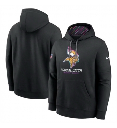 Men Minnesota Vikings Black 2024 Crucial Catch Club Pullover Hoodie Men Minnesota Vikings Black 2024 Crucial Catch Club Pullover Hoodie