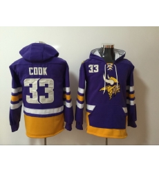 Men Nike Minnesota Vikings Dalvin Cook 33 NFL Winter Thick Hoodie Men Nike Minnesota Vikings Dalvin Cook 33 NFL Winter Thick Hoodie