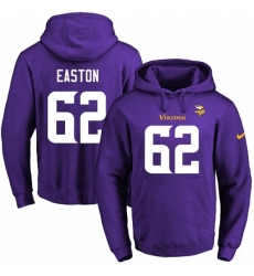 NFL Mens Nike Minnesota Vikings 62 Nick Easton Purple Name Number Pullover Hoodie NFL Mens Nike Minnesota Vikings 62 Nick Easton Purple Name Number Pullover Hoodie
