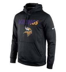 NFL Minnesota Vikings Nike Kick Off Staff Performance Pullover Hoodie Black NFL Minnesota Vikings Nike Kick Off Staff Performance Pullover Hoodie Black