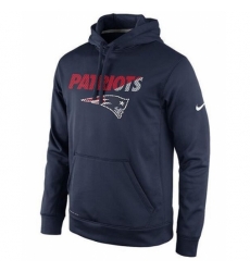 NFL Mens New England Patriots Nike Navy Kick Off Staff Performance Pullover Hoodie NFL Mens New England Patriots Nike Navy Kick Off Staff Performance Pullover Hoodie