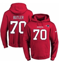 NFL Mens Nike New England Patriots 70 Adam Butler Red Name Number Pullover Hoodie NFL Mens Nike New England Patriots 70 Adam Butler Red Name Number Pullover Hoodie