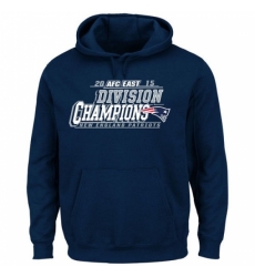 NFL New England Patriots Majestic 2015 AFC East Division Champions Pullover Hoodie Navy NFL New England Patriots Majestic 2015 AFC East Division Champions Pullover Hoodie Navy