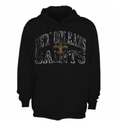 NFL New Orleans Saints Touchback VI Full Zip Hoodie NFL New Orleans Saints Touchback VI Full Zip Hoodie