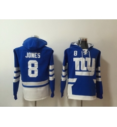 Men Nike New York Giants Daniel Jones 8 NFL Winter Thick Hoodie Men Nike New York Giants Daniel Jones 8 NFL Winter Thick Hoodie