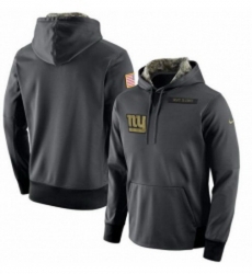 NFL Mens New York Giants Nike Anthracite Salute to Service Player Performance Hoodie NFL Mens New York Giants Nike Anthracite Salute to Service Player Performance Hoodie