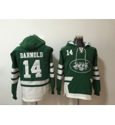 Men Nike New York Jets Sam Darnold #14 NFL Winter Thick Hoodie Men Nike New York Jets Sam Darnold #14 NFL Winter Thick Hoodie