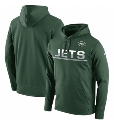 NFL Mens New York Jets Nike Green Sideline Circuit Pullover Performance Hoodie NFL Mens New York Jets Nike Green Sideline Circuit Pullover Performance Hoodie