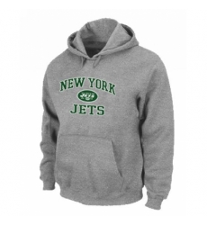 NFL Mens Nike New York Jets Heart Soul Pullover Hoodie Grey NFL Mens Nike New York Jets Heart Soul Pullover Hoodie Grey