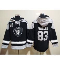 Los Angeles Raiders Sitched Pullover Hoodie #83 Darren Waller Los Angeles Raiders Sitched Pullover Hoodie #83 Darren Waller