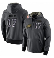 NFL Mens Nike Philadelphia Eagles 17 Alshon Jeffery Stitched Black Anthracite Salute to Service Player Performance Hoodie NFL Mens Nike Philadelphia Eagles 17 Alshon Jeffery Stitched Black Anthracite Salute to Service Player Performance Hoodie