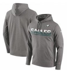NFL Mens Philadelphia Eagles Nike Gray Sideline Circuit Pullover Performance Hoodie NFL Mens Philadelphia Eagles Nike Gray Sideline Circuit Pullover Performance Hoodie