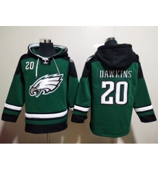 Philadelphia Eagles Green Sitched Pullover Hoodie#20 Brian Dawkins Philadelphia Eagles Green Sitched Pullover Hoodie#20 Brian Dawkins