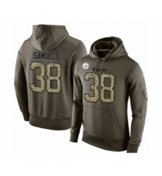 Football Mens Pittsburgh Steelers 38 Jaylen Samuels Green Salute To Service Pullover Hoodie Football Mens Pittsburgh Steelers 38 Jaylen Samuels Green Salute To Service Pullover Hoodie