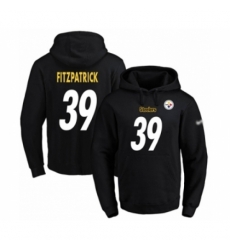 Football Mens Pittsburgh Steelers 39 Minkah Fitzpatrick Black Name Number Pullover Hoodie Football Mens Pittsburgh Steelers 39 Minkah Fitzpatrick Black Name Number Pullover Hoodie