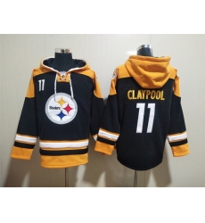 NFL Men Pittsburgh Steelers 11 Chase Claypool Stitched Hoodie NFL Men Pittsburgh Steelers 11 Chase Claypool Stitched Hoodie