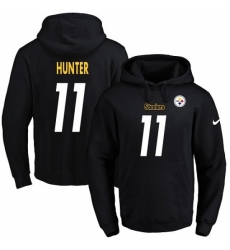 NFL Mens Nike Pittsburgh Steelers 11 Justin Hunter Black Name Number Pullover Hoodie NFL Mens Nike Pittsburgh Steelers 11 Justin Hunter Black Name Number Pullover Hoodie