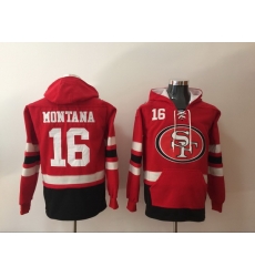 Men Nike San Francisco 49ers Joe Montana 16 NFL Winter Thick Hoodie Men Nike San Francisco 49ers Joe Montana 16 NFL Winter Thick Hoodie