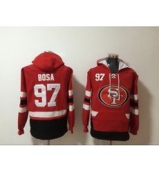 Men Nike San Francisco 49ers Nick Bosa 97 NFL Winter Thick Hoodie Men Nike San Francisco 49ers Nick Bosa 97 NFL Winter Thick Hoodie