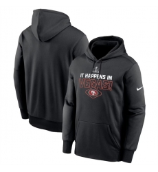 Men San Francisco 49ers Black Super Bowl LVIII Lockup Pullover Hoodie Men San Francisco 49ers Black Super Bowl LVIII Lockup Pullover Hoodie