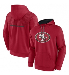 Men San Francisco 49ers Scarlet Defender Evo Pullover Hoodie Men San Francisco 49ers Scarlet Defender Evo Pullover Hoodie