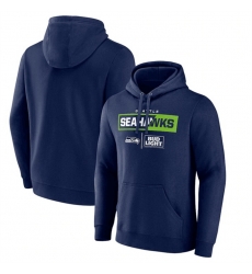 Men Seattle Seahawks Navy X Bud Light Pullover Hoodie Men Seattle Seahawks Navy X Bud Light Pullover Hoodie