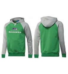 NFL Mens Nike Seattle Seahawks Authentic Logo Pullover Hoodie GreenGrey NFL Mens Nike Seattle Seahawks Authentic Logo Pullover Hoodie GreenGrey