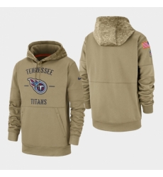 Mens Tennessee Titans Tan 2019 Salute to Service Sideline Therma Pullover Hoodie Mens Tennessee Titans Tan 2019 Salute to Service Sideline Therma Pullover Hoodie